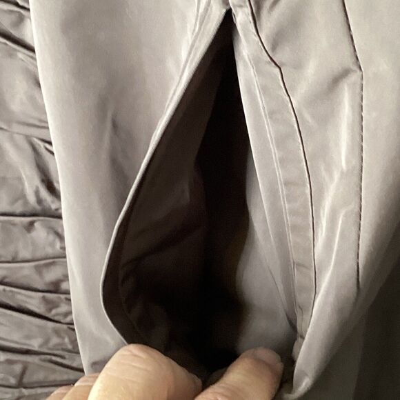 RAINFOREST LARGE Ruched Front Packable Rain Coat Jacket Hidden Hood Lightweight - Picture 9 of 12